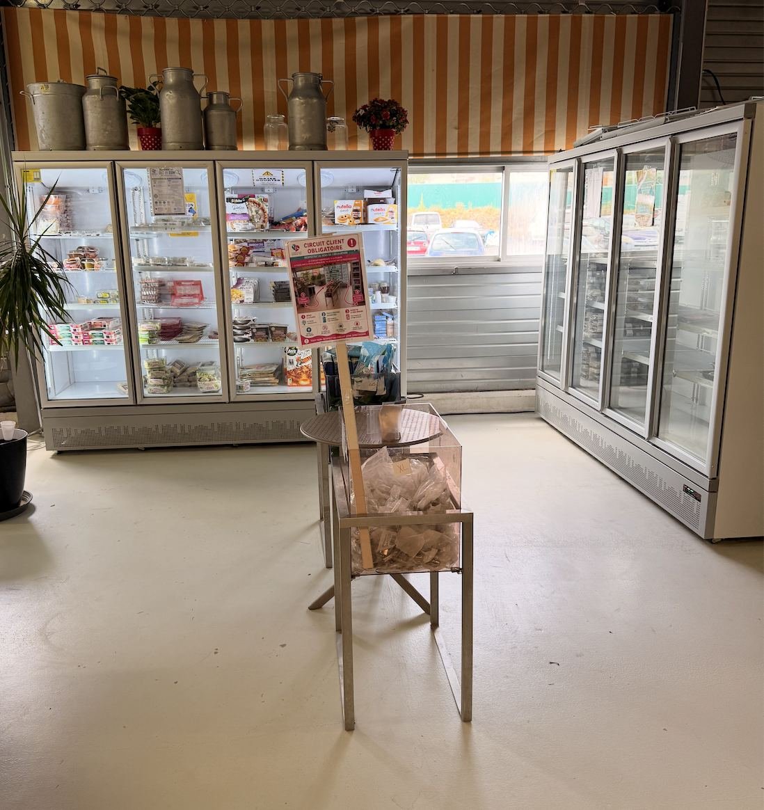 Rayons frais et surgelés de l’épicerie